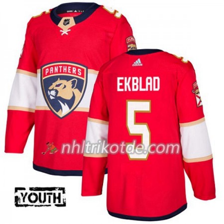 Florida Panthers Trikot Aaron Ekblad 5 Adidas 2017-2018 Rot Authentic - Kinder